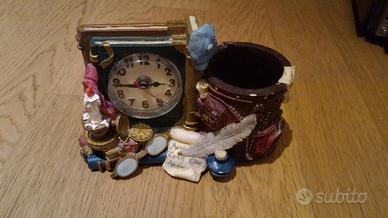 Orologio portapenne da scrivania