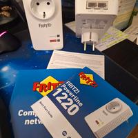 Fritz Powerline 1220 Set con 2 Porte Lan Gigabit