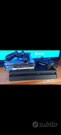 ps4 due joistick e tre giochi + un'altro inregalo