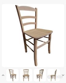 sedie in legno
