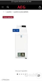 Lavatrice AEG  6 kg carica dall'alto NUOVA 