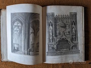 libro antico con stampe di Bristol