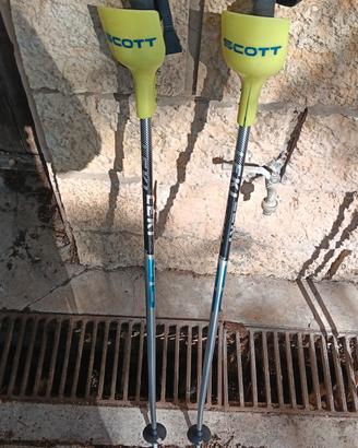 Bastoncini bambino Leki 95cm con paramani Scott
