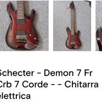 CHITARRA SCHECTER SETTE CORDE