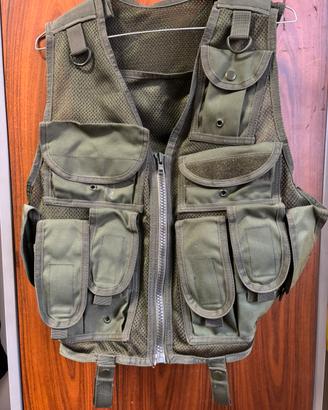 Combat vest jacket soft air