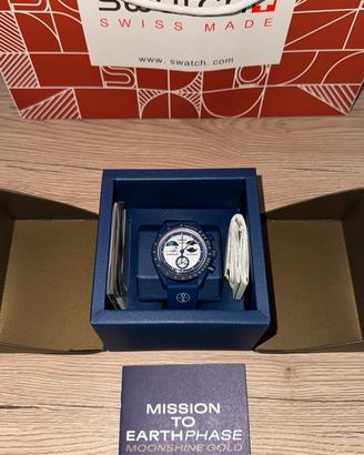 Swatch x Omega Bioceramic - Moonshine Gold