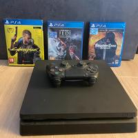 🎮 PS4 Slim 500GB + Controller + 3 Giochi