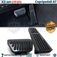 COPRIPEDALI per BMW X3 G01 Pedaliere CARBONIO