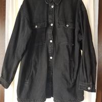 Camicia jeans casual nera H&M cotone