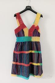 Abito Indian Emporium hippie multicolore tg unica