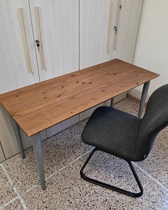 Scrivania e sedia