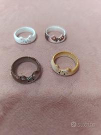 Set 4 anelli gatto