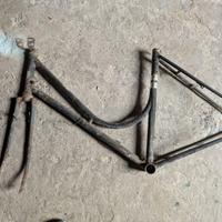 Telaio bici freni a bacchetta donna