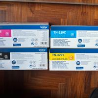 4 Toner Stampante Brother (TN-329) originali nuovi