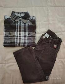 Pantaloni Pierre Cardin + camicia Tom Taylor Tg 4 