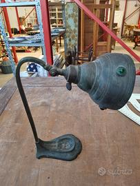 Lampada Scrivania Vintage Ferro- 4 Pietre Decorate