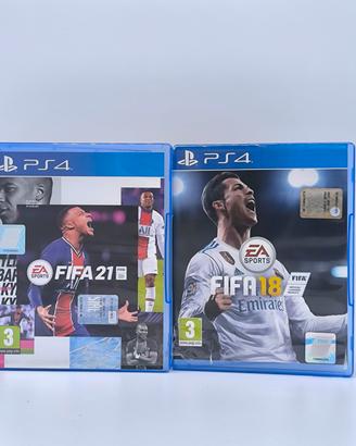 FIFA 21 + FIFA 18 – PS4 Lotto perfetto