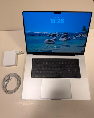 Macbook Pro 16” M1 Pro 1TB SSD argento