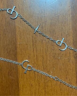 Collana Cesare Paciotti argento originale