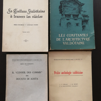 Lotto libri storia e arte della Valle d'Aosta