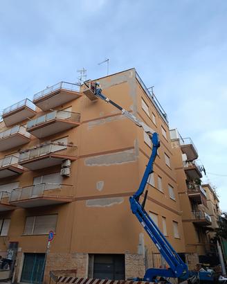 ragno cingolato piattaforma aerea 