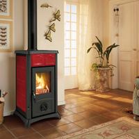 Stufa a legna nordica extraflame, GEMMA BORDEAUX