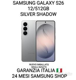 Samsung Galaxy S26 12/512GB - Silver Shadow NUOVO
