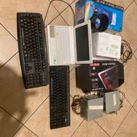 Alimentatori e tastiere e pc portatile