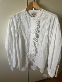 Camicia volants cotone  Semicouture