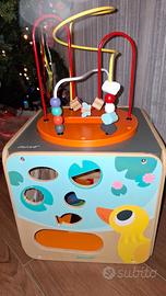 Maxi Cubo multi attività legno Janod