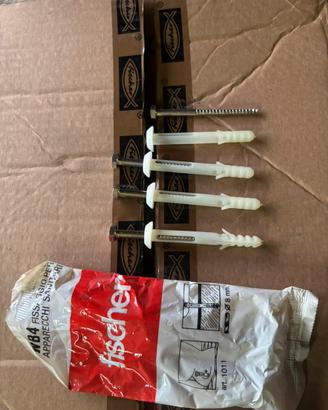 FISCHER Fissaggi/Tasselli Wc+Bidet a terra
