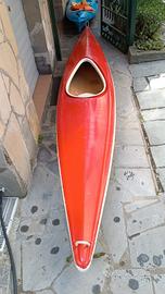 Canoa in vetroresina e canoa in pvc