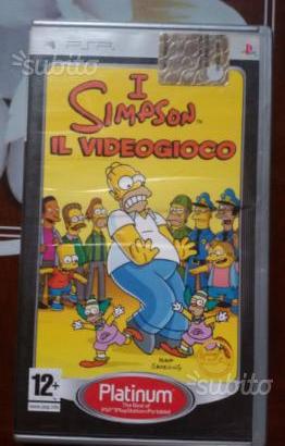 I Simpson Il Videogioco PSP Sony PlayStation Portable Completo