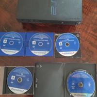 PS2 Fat + 5 Demo Originali (Da riparare)