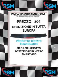 SPOILER LUNOTTO POSTERIORE SMART 450