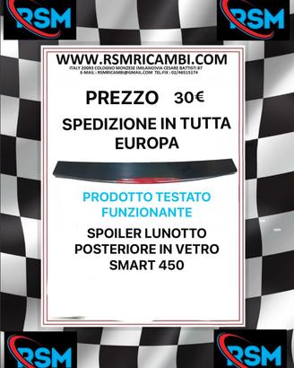 SPOILER LUNOTTO POSTERIORE SMART 450