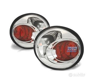 FANALI PER VOLKSWAGEN VW BEETLE 98-05 FONDO CROMAT