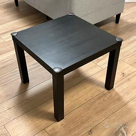 LACK Tavolino, marrone-nero, 55x55 cm