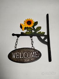 Benvenuto per porta,Willkommen an der Tür