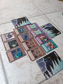 Lotto 11 carte Sfidante Eroico Yu-Gi-Oh + 3 tappet