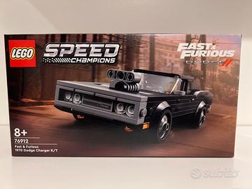 Lego 76912 speed champions fast e furious 1970 dodge charger r/t, modellino  di