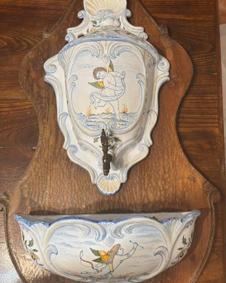 Lavabo da parete Deruta Grazia