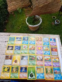 40 CARTE DA GIOCO POKEMON VINTAGE