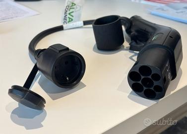 Adattatore schuko tipo 2 per veicolo elettrico