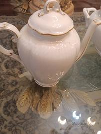 caffetteria da 6 porcellana bianca 