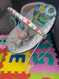 Seggiolina vibrante rilassante per neonati max 9kg