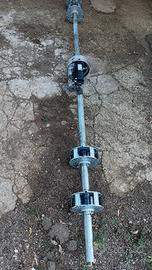 asse più molle più motore per saracinesca 