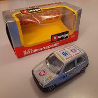 Fiat Cinquecento Rally modello Burago 1/43
