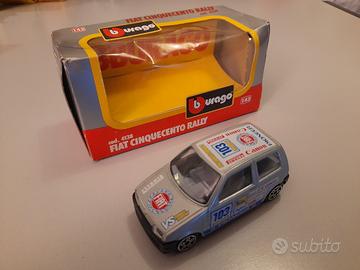 Fiat Cinquecento Rally modello Burago 1/43