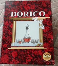 SET DA LIQUORE RCR CRISTALLERIA ITALIANA 